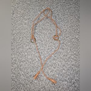 Tan Braided Leather Belt